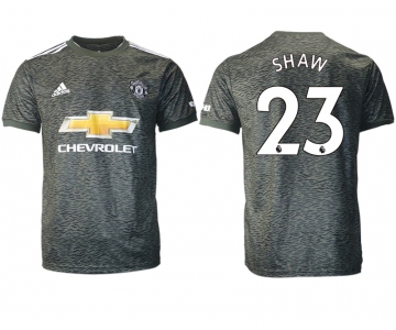 Men 2020-2021 club Manchester United away aaa version 23 black Soccer Jerseys