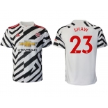 Men 2020-2021 club Manchester United away aaa version 23 white Soccer Jerseys