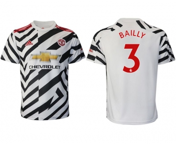 Men 2020-2021 club Manchester United away aaa version 3 white Soccer Jerseys
