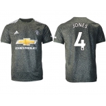 Men 2020-2021 club Manchester United away aaa version 4 black Soccer Jerseys
