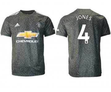 Men 2020-2021 club Manchester United away aaa version 4 black Soccer Jerseys