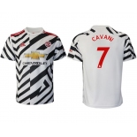 Men 2020-2021 club Manchester United away aaa version 7 white Soccer Jerseys