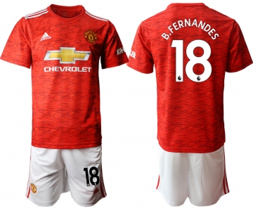 Men 2020-2021 club Manchester United home 18 red Soccer Jerseys