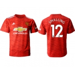 Men 2020-2021 club Manchester United home aaa version 12 red Soccer Jerseys
