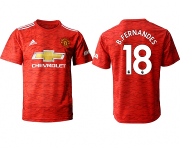 Men 2020-2021 club Manchester United home aaa version 18 red Soccer Jerseys