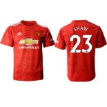 Men 2020-2021 club Manchester United home aaa version 23 red Soccer Jerseys