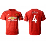 Men 2020-2021 club Manchester United home aaa version 4 red Soccer Jerseys