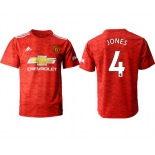 Men 2020-2021 club Manchester United home aaa version 4 red Soccer Jerseys