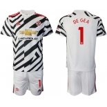 Men 2020-2021 club Manchester united away 1 white Soccer Jerseys