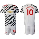 Men 2020-2021 club Manchester united away 10 white Soccer Jerseys1
