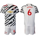 Men 2020-2021 club Manchester united away 6 white Soccer Jerseys