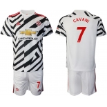 Men 2020-2021 club Manchester united away 7 white Soccer Jerseys1