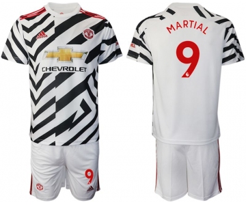 Men 2020-2021 club Manchester united away 9 white Soccer Jerseys
