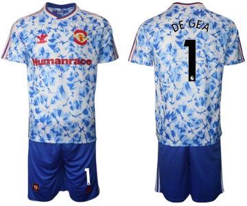 Men 2021 Manchester united adidas Human Race 1 soccer jerseys