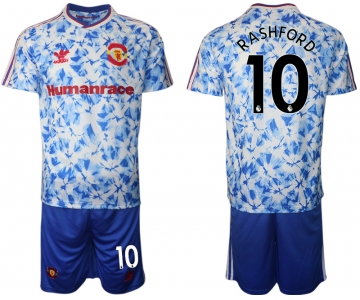 Men 2021 Manchester united adidas Human Race 10 soccer jerseys