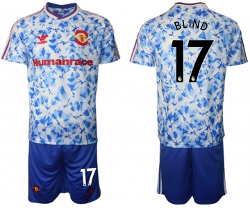 Men 2021 Manchester united adidas Human Race 17 soccer jerseys