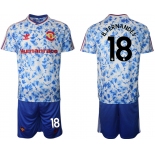 Men 2021 Manchester united adidas Human Race 18 soccer jerseys