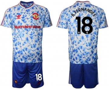 Men 2021 Manchester united adidas Human Race 18 soccer jerseys