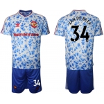 Men 2021 Manchester united adidas Human Race 34 soccer jerseys