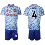 Men 2021 Manchester united adidas Human Race 4 soccer jerseys