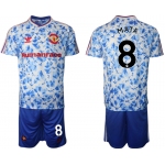 Men 2021 Manchester united adidas Human Race 8 soccer jerseys