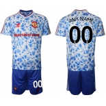 Men 2021 Manchester united adidas Human Race custom soccer jerseys