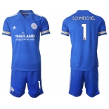 Men 2020-2021 club Leicester City home 1 blue Soccer Jerseys
