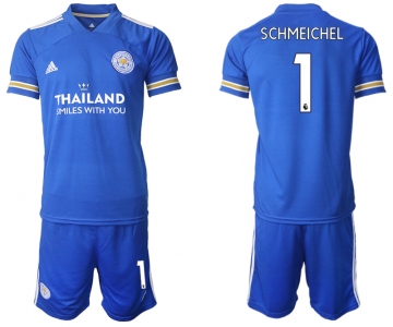 Men 2020-2021 club Leicester City home 1 blue Soccer Jerseys