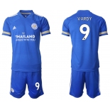 Men 2020-2021 club Leicester City home 9 blue Soccer Jerseys