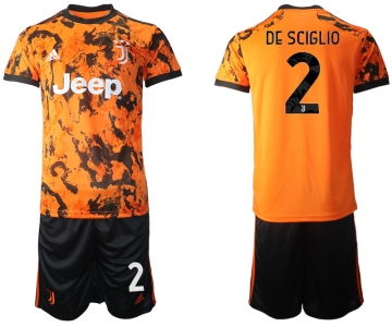 Men 2020-2021 club Juventus Second away 2 orange Soccer Jerseys