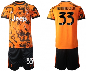 Men 2020-2021 club Juventus Second away 33 orange Soccer Jerseys