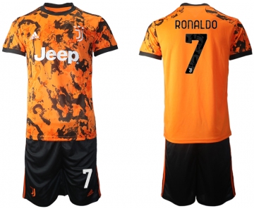 Men 2020-2021 club Juventus Second away 7 orange Soccer Jerseys