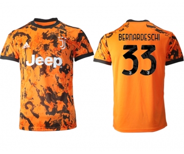 Men 2020-2021 club Juventus Second away aaa version 33 orange Soccer Jerseys