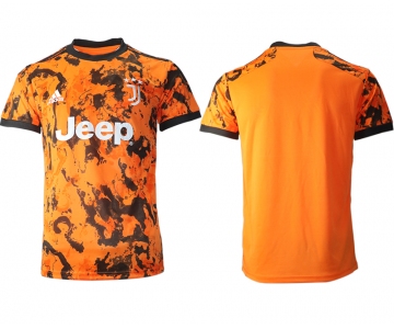 Men 2020-2021 club Juventus Second away aaa version blank orange Soccer Jerseys