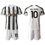 Men 2020-2021 club Juventus home 10 white black Soccer Jerseys