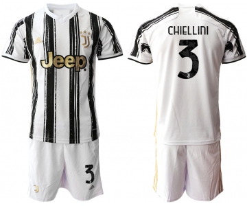 Men 2020-2021 club Juventus home 3 white black Soccer Jerseys