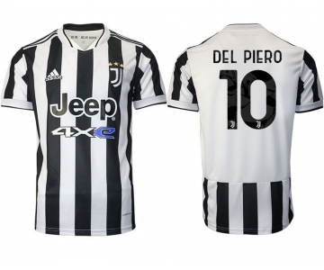 Men 2021-2022 Club Juventus home aaa version white 10 Adidas Soccer Jersey