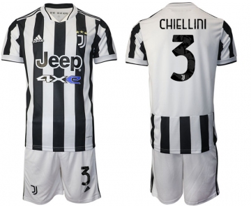 Men 2021-2022 Club Juventus home white 3 Adidas Soccer Jerseys