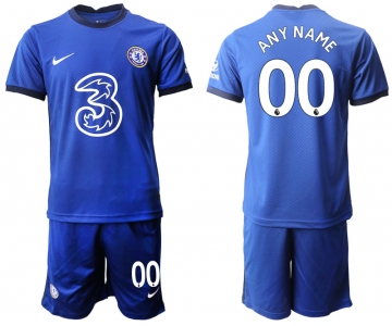 Men 2020-2021 club Chelsea home customized blue Soccer Jerseys