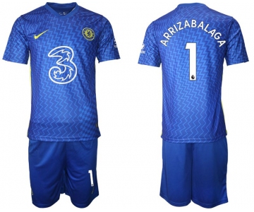 Men 2021-2022 Club Chelsea FC home blue 1 Nike Soccer Jersey