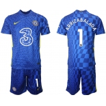 Men 2021-2022 Club Chelsea FC home blue 1 Nike Soccer Jerseys