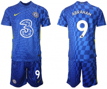 Men 2021-2022 Club Chelsea FC home blue 9 Nike Soccer Jerseys