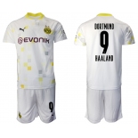 Men 2020-2021 club Borussia Dortmund Second away 9 white Soccer Jerseys
