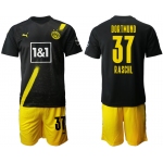 Men 2020-2021 club Borussia Dortmund away 37 black Soccer Jerseys