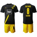 Men 2020-2021 club Borussia Dortmund away 8 black Soccer Jerseys