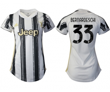 Women 2020-2021 Juventus home aaa version 33 white Soccer Jerseys