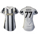 Women 2020-2021 Juventus home aaa version 77 white Soccer Jerseys