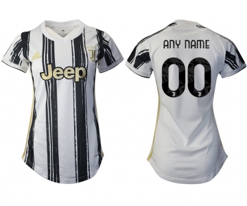 Women 2020-2021 Juventus home aaa version customized white Soccer Jerseys