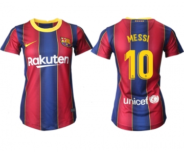 Women 2020-2021 Barcelona home aaa version 10 red Soccer Jerseys1