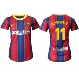 Women 2020-2021 Barcelona home aaa version 11 red Soccer Jerseys
